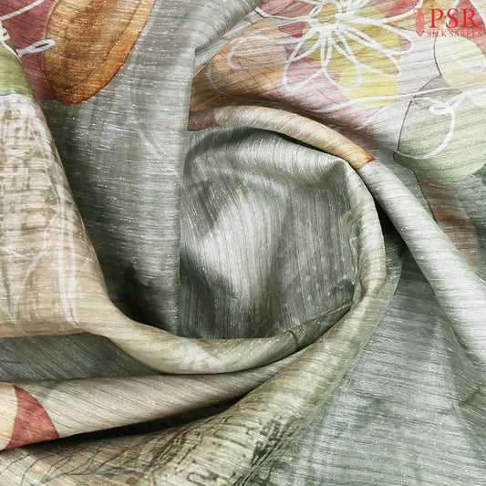 Sage Green Green Silk Saree