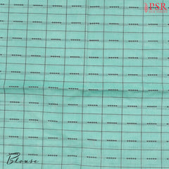 Tiffany Blue Kovai Cotton Saree