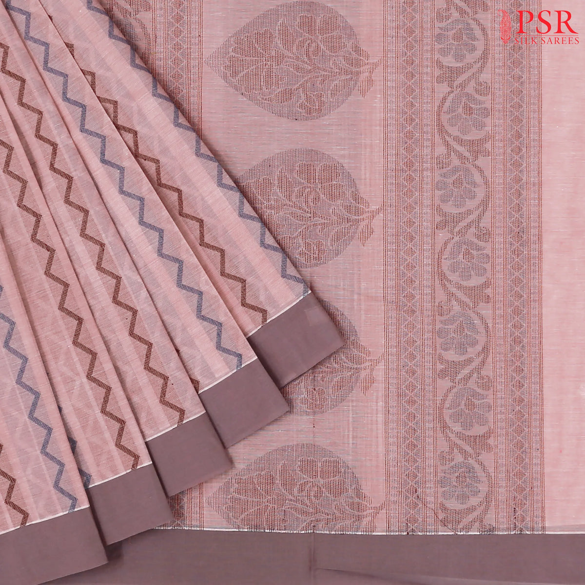 Primrose Pink Kovai Cotton Saree
