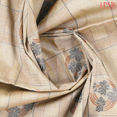 Biscuit Beige Kovai Cotton Saree