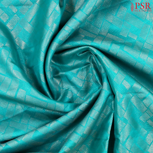 Azure Cyan Soft Silk Saree