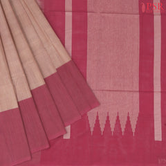 Rose Beige Kovai Cotton Saree