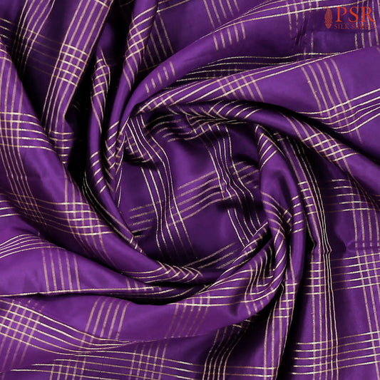 Violet Banaras Silk Saree