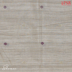 Beige Ghicha Tassar Saree