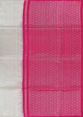 Grey Jute Soft Silk Saree