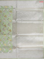 Light Pistachio Semi Kora Summer Silk Saree
