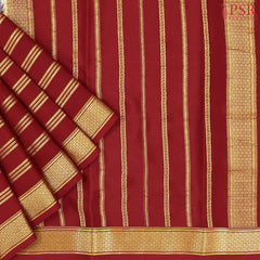 Pale Blue Mysore Silk Saree