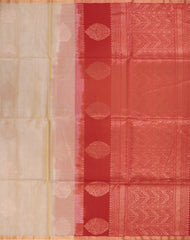 Tan Silk Cotton Saree