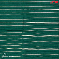 Dark Green Semi Silk Cotton Saree