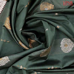 Dark Slate Moss Green Soft Art Silk Saree