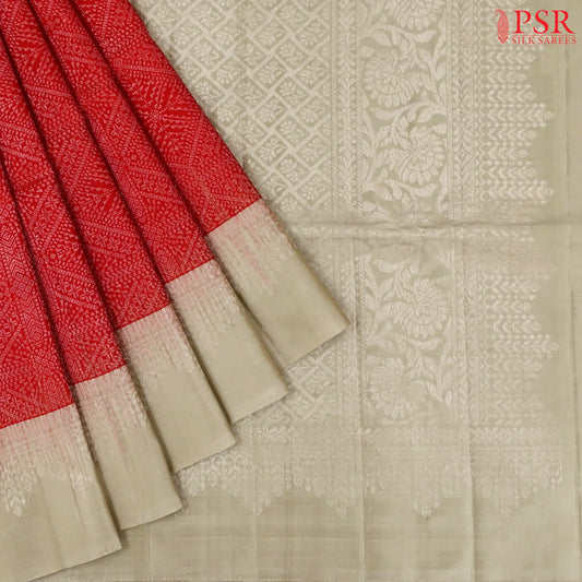 Red Soft Silk Saree