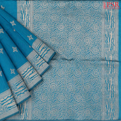 Dark Chintamani Semi Silk Cotton Saree
