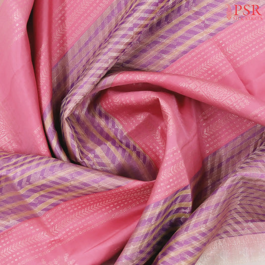 Pink & Purple Soft Silk Saree