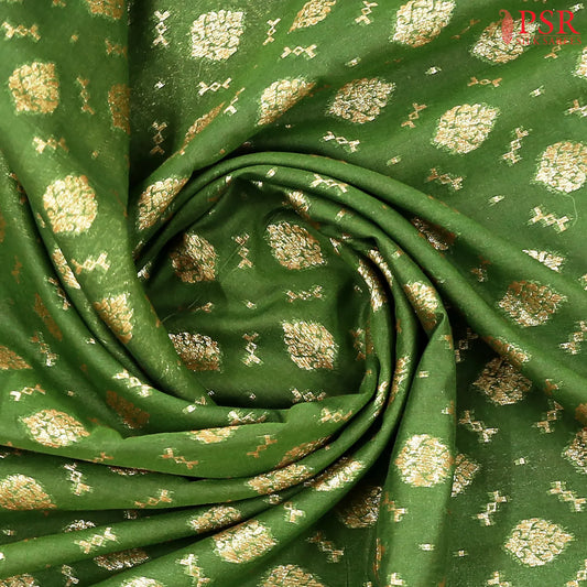 Dark Olive Green Summer Silk Saree