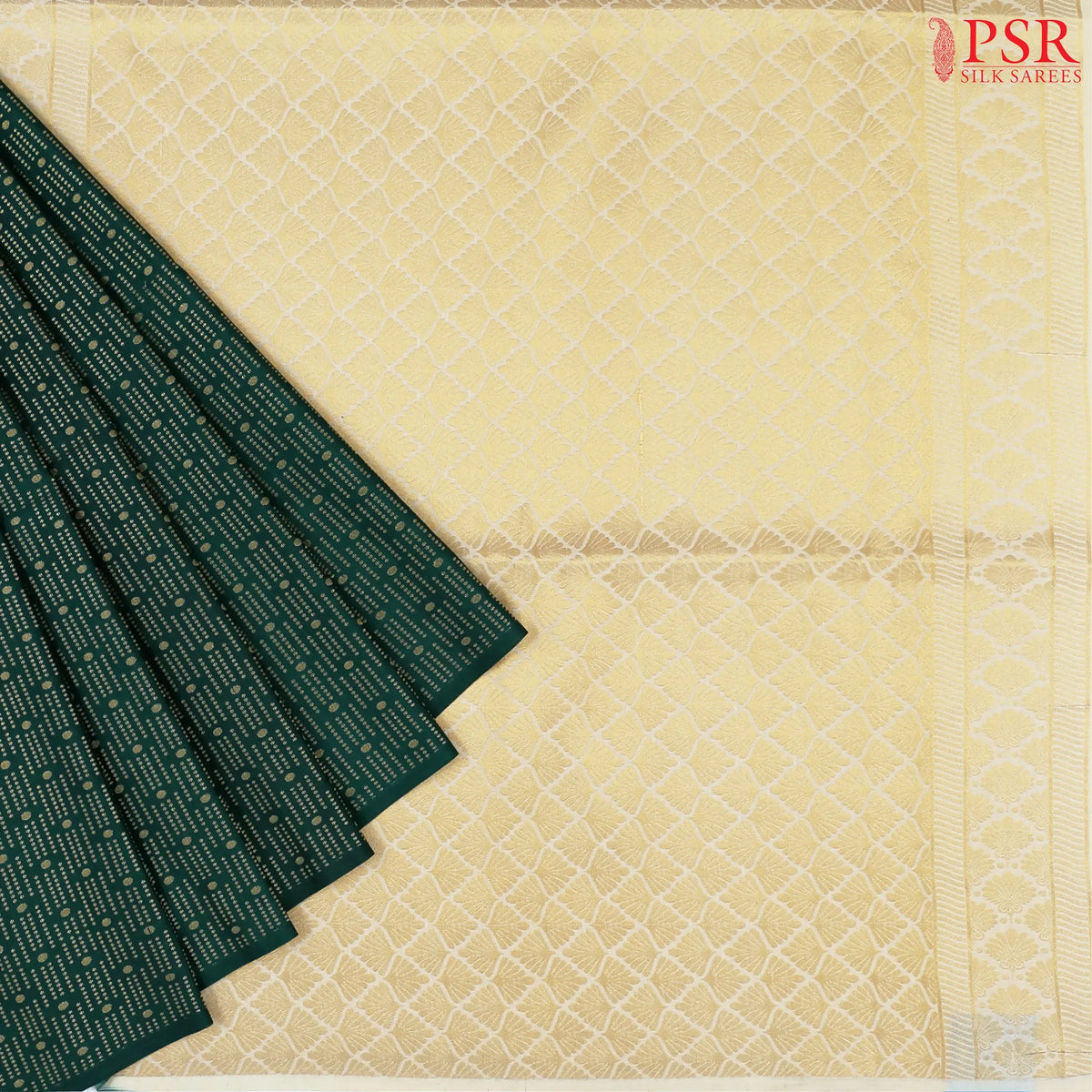 Dark Green Soft Art Silk Saree