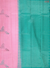 Light Pink Kanchipuram Silk Saree