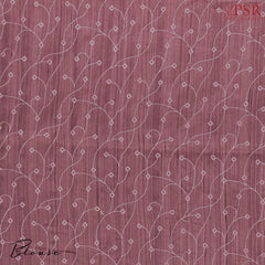 Dark Mauve Kosa Embroidery Saree
