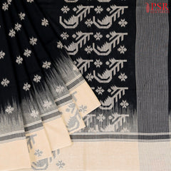 Black Byloom Cotton Saree
