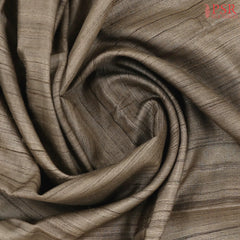 Dark Taupe Kadhi Tussar Silk Saree