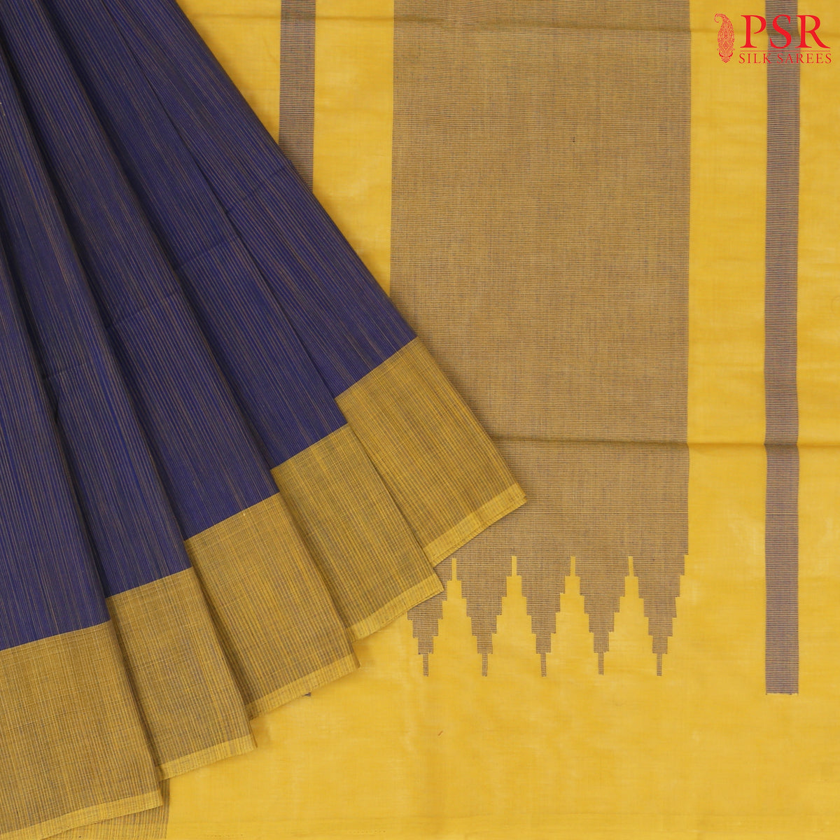 Navy Blue Kovai Cotton Saree