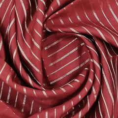 Maroon Banaras Silk Saree