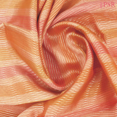 Orange Semi Chiniya Saree