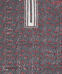 Grey Cotton Dress Material