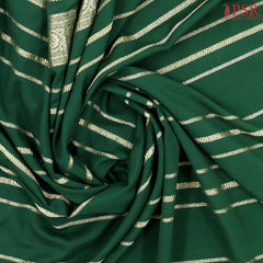Dark Green Semi Binny Silk Saree