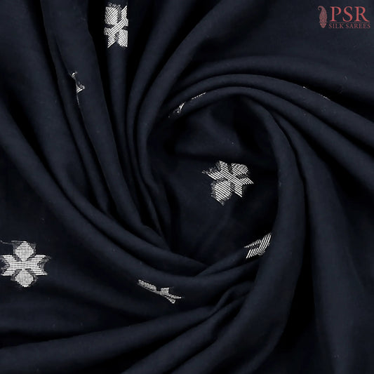 Black Byloom Cotton Saree