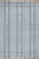 Glaucous Blue Maheshwari Silk Cotton Saree