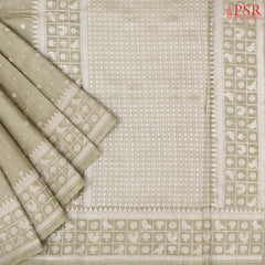 Chikoo Banaras Silk Saree
