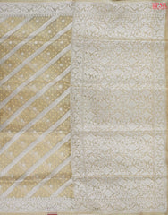 Golden Beige Semi Kora Summer Silk Saree