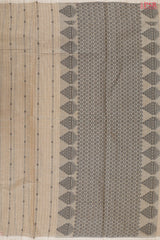 Chikoo Beige Kovai Cotton Saree