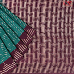 Pine Green Soft Art Silk Saree
