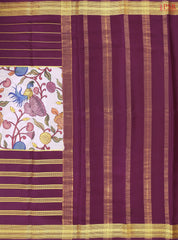 Pale Pink Mysore Silk Saree