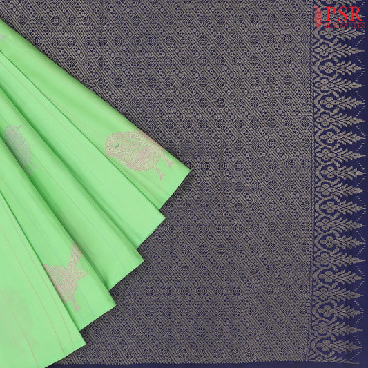 Light Green Kanchipuram Silk Saree