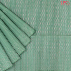 Celadon Green Jute Soft Silk Saree