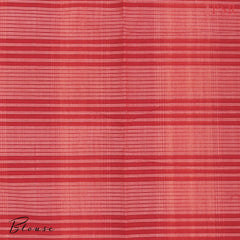 Peach Orange Mangalagiri Cotton Saree
