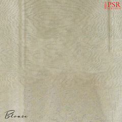 Golden Beige Semi Kora Summer Silk Saree