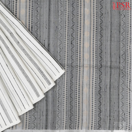 White Soft Silk Saree