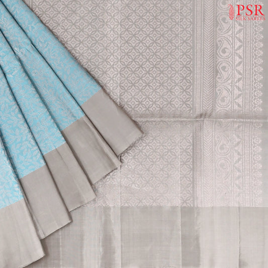 Quench Blue Soft Silk Saree