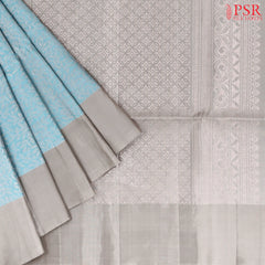 Quench Blue Soft Silk Saree