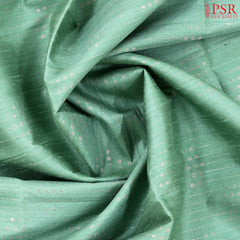 Celadon Green Jute Soft Silk Saree