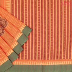 Orange Kovai Cotton Saree