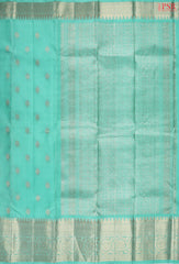 Pearl Aqua Kanchipuram Silk Saree
