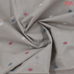 Light Grey Bengal Cotton Saree