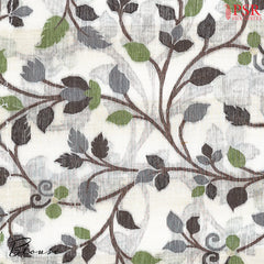Beige Ghicha Cotton Saree