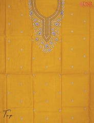 Turmeric Yellow Silk Cotton Dress Material