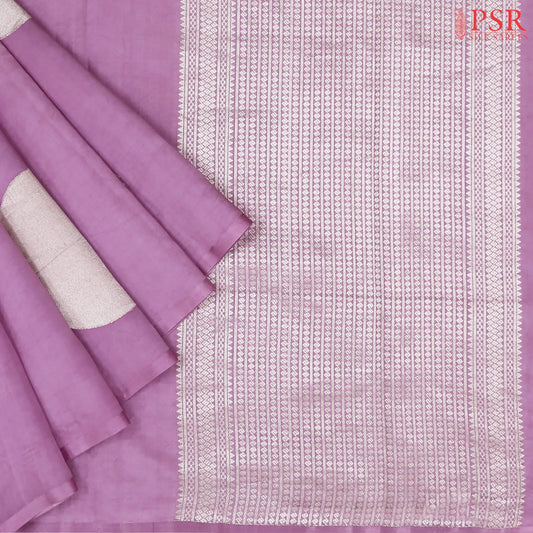Orchid Purple Banaras Silk Saree