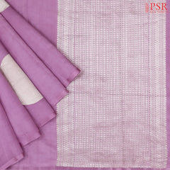 Orchid Purple Banaras Silk Saree